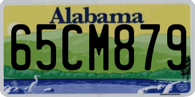 AL license plate 65CM879