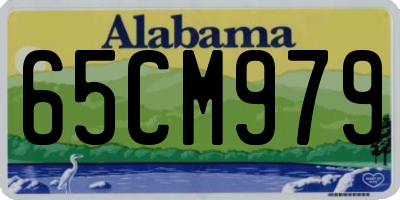 AL license plate 65CM979