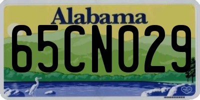 AL license plate 65CN029