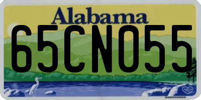 AL license plate 65CN055