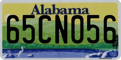 AL license plate 65CN056