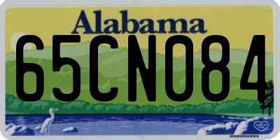 AL license plate 65CN084