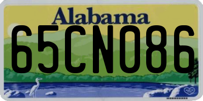 AL license plate 65CN086
