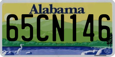 AL license plate 65CN146