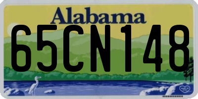 AL license plate 65CN148