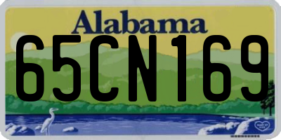 AL license plate 65CN169