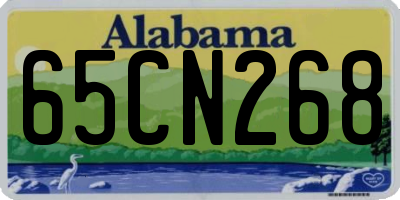 AL license plate 65CN268