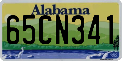 AL license plate 65CN341