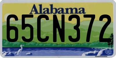AL license plate 65CN372