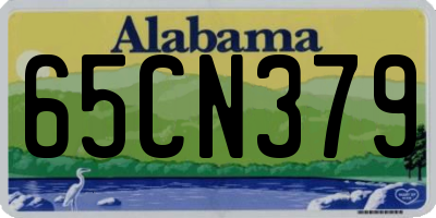 AL license plate 65CN379