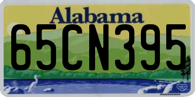 AL license plate 65CN395