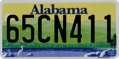 AL license plate 65CN411