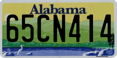 AL license plate 65CN414