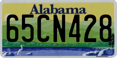 AL license plate 65CN428