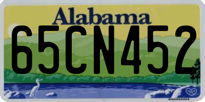 AL license plate 65CN452