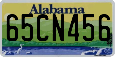 AL license plate 65CN456