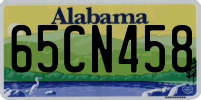 AL license plate 65CN458