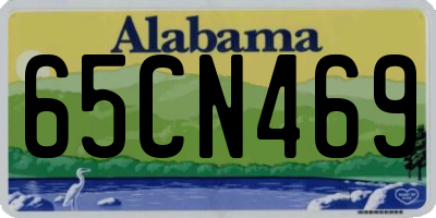 AL license plate 65CN469