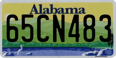 AL license plate 65CN483