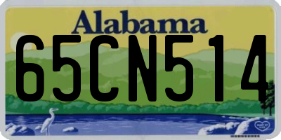 AL license plate 65CN514