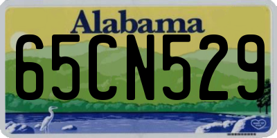 AL license plate 65CN529