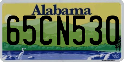 AL license plate 65CN530