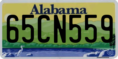 AL license plate 65CN559