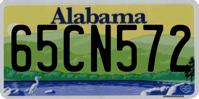 AL license plate 65CN572