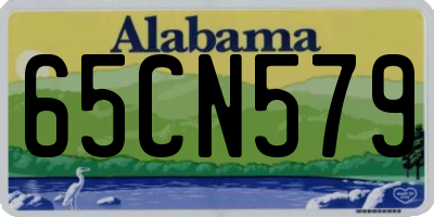 AL license plate 65CN579