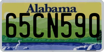 AL license plate 65CN590
