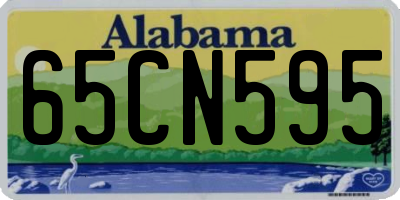 AL license plate 65CN595