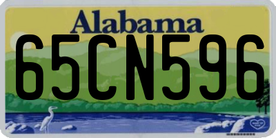 AL license plate 65CN596