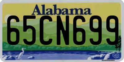 AL license plate 65CN699