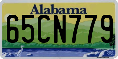 AL license plate 65CN779