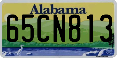 AL license plate 65CN813