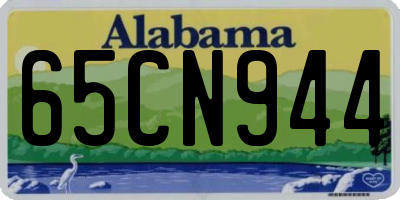 AL license plate 65CN944