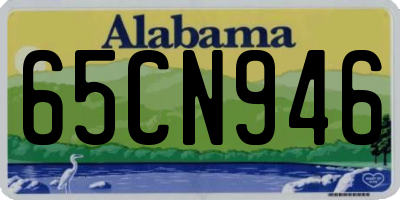 AL license plate 65CN946