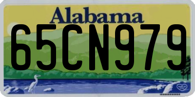 AL license plate 65CN979