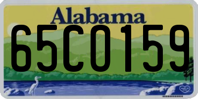 AL license plate 65CO159