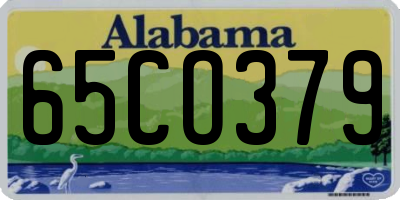 AL license plate 65CO379