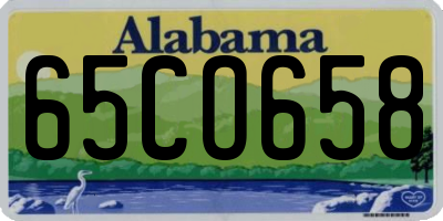 AL license plate 65CO658