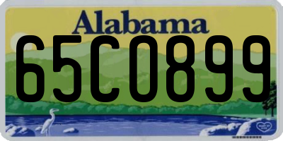 AL license plate 65CO899