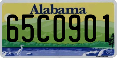 AL license plate 65CO901
