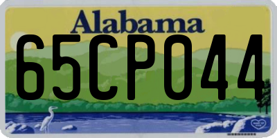 AL license plate 65CP044