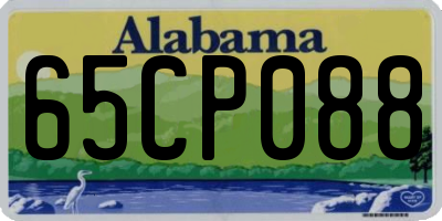 AL license plate 65CP088