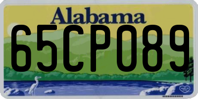 AL license plate 65CP089
