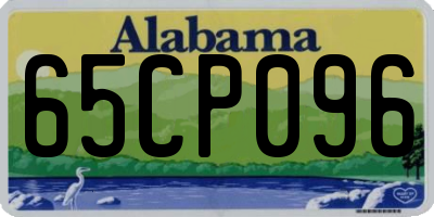 AL license plate 65CP096