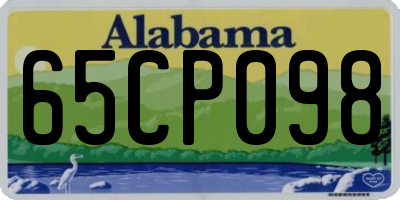 AL license plate 65CP098