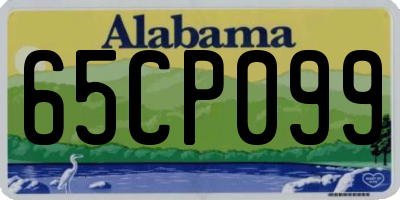 AL license plate 65CP099