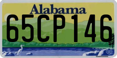 AL license plate 65CP146